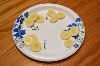 science with bananas