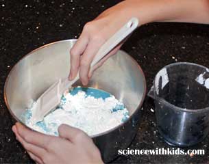 mixing oobleck