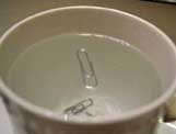water surface tension experiment