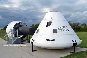 Space Capsule outside Neil Armstong Museum
