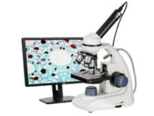 Compound kids microscope with camera