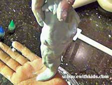 Oobleck science experiment
